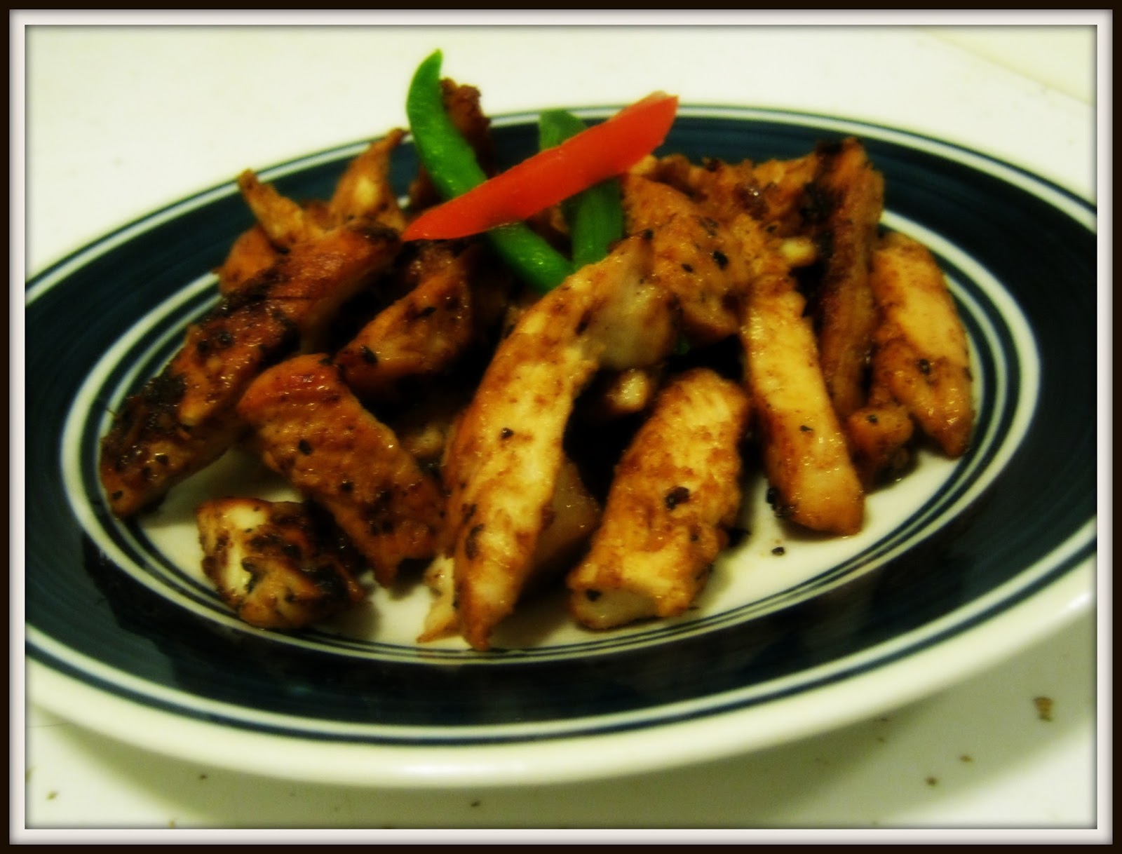 Chinese Style Chicken Strips (Pan fried)