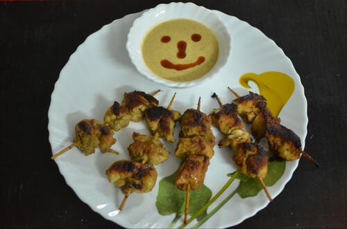Chicken Reshmi kebab