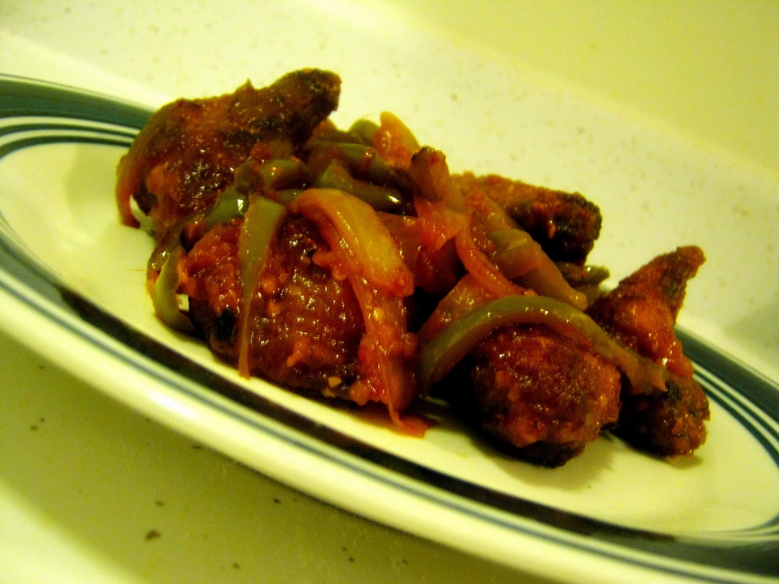Dry Chilli Chicken (indo-chinese style)