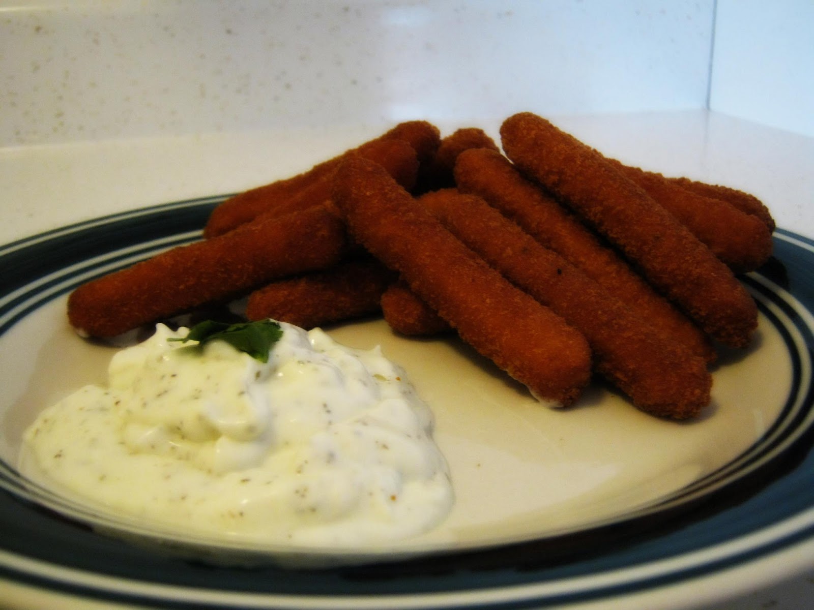 Fish Stick with Curd Dip