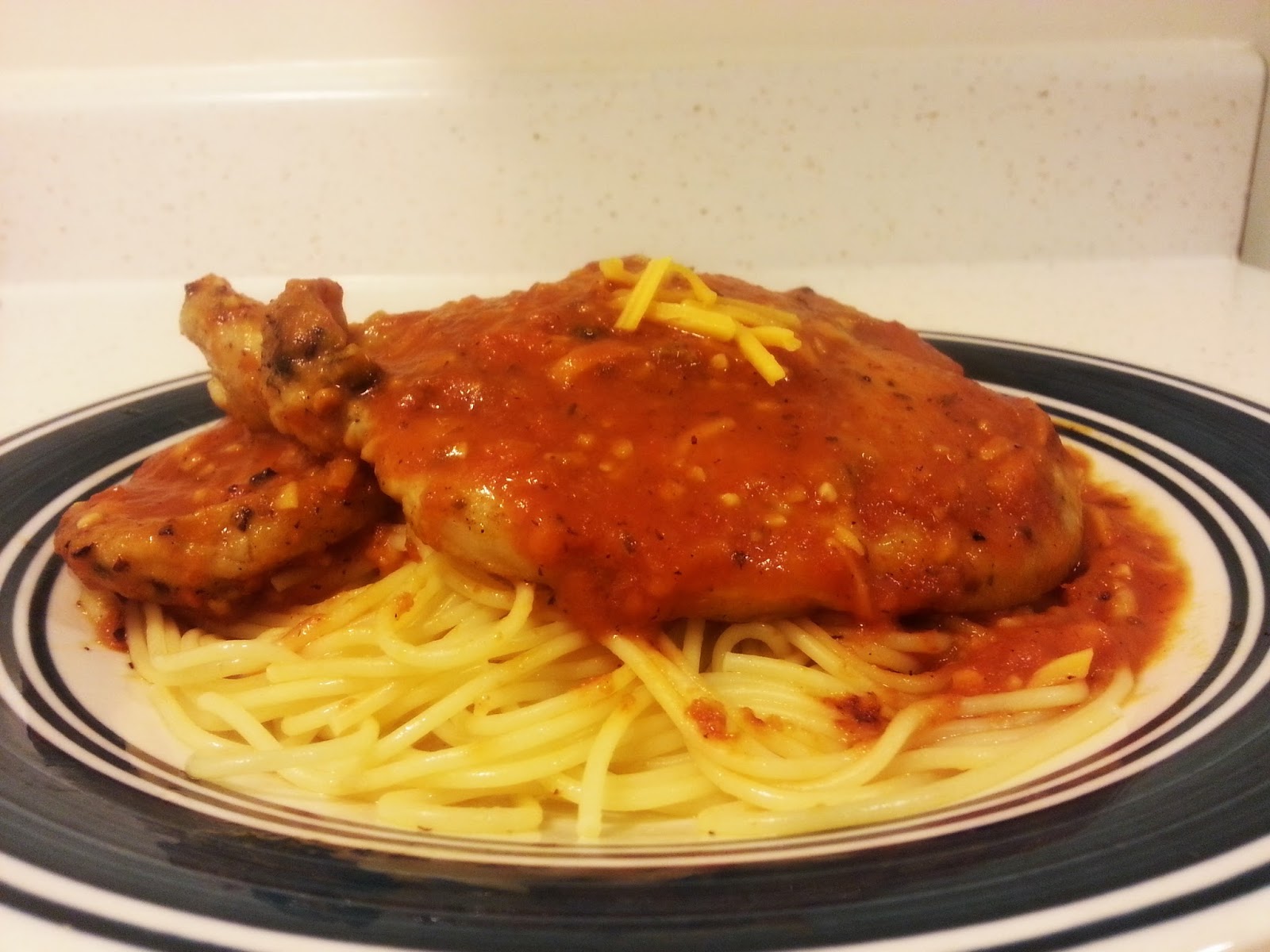 Spaghetti with Pork Chops